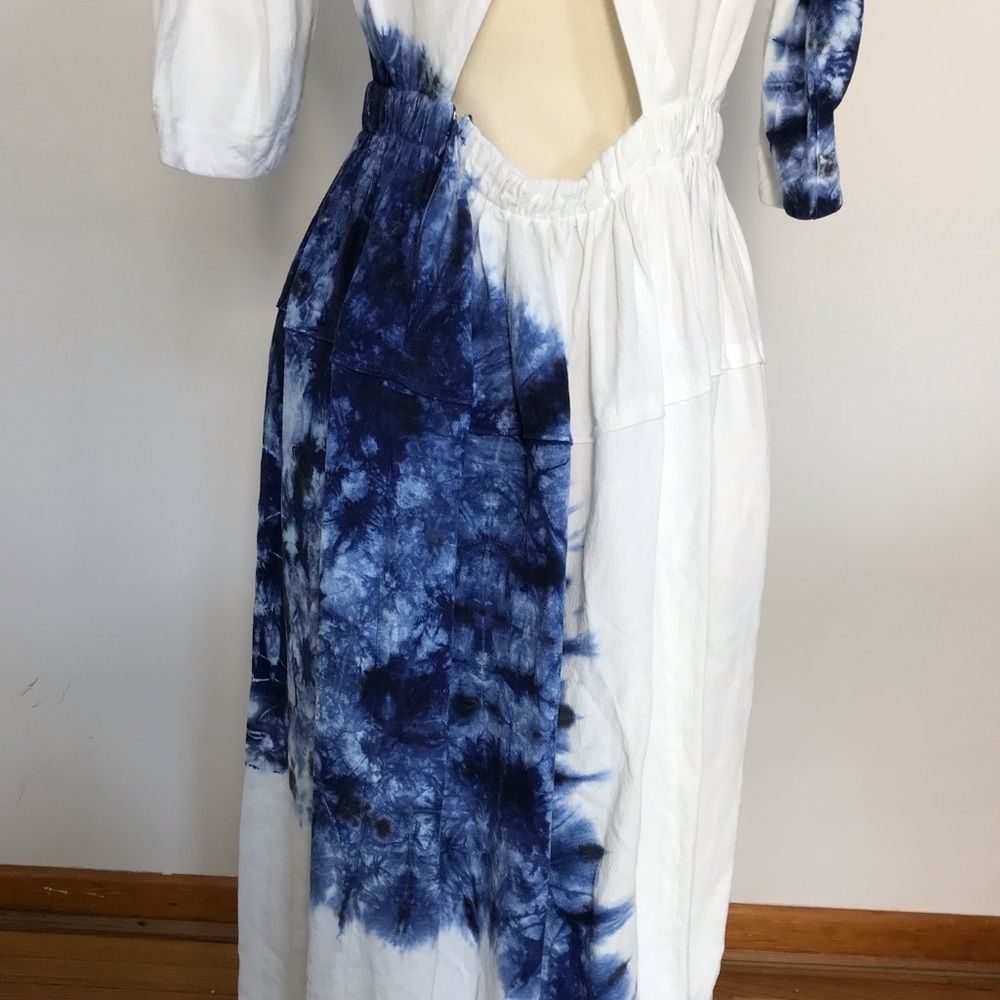 Proenza Tie Dye Linen Viscose Dress Size 8 - Picture 8 of 14